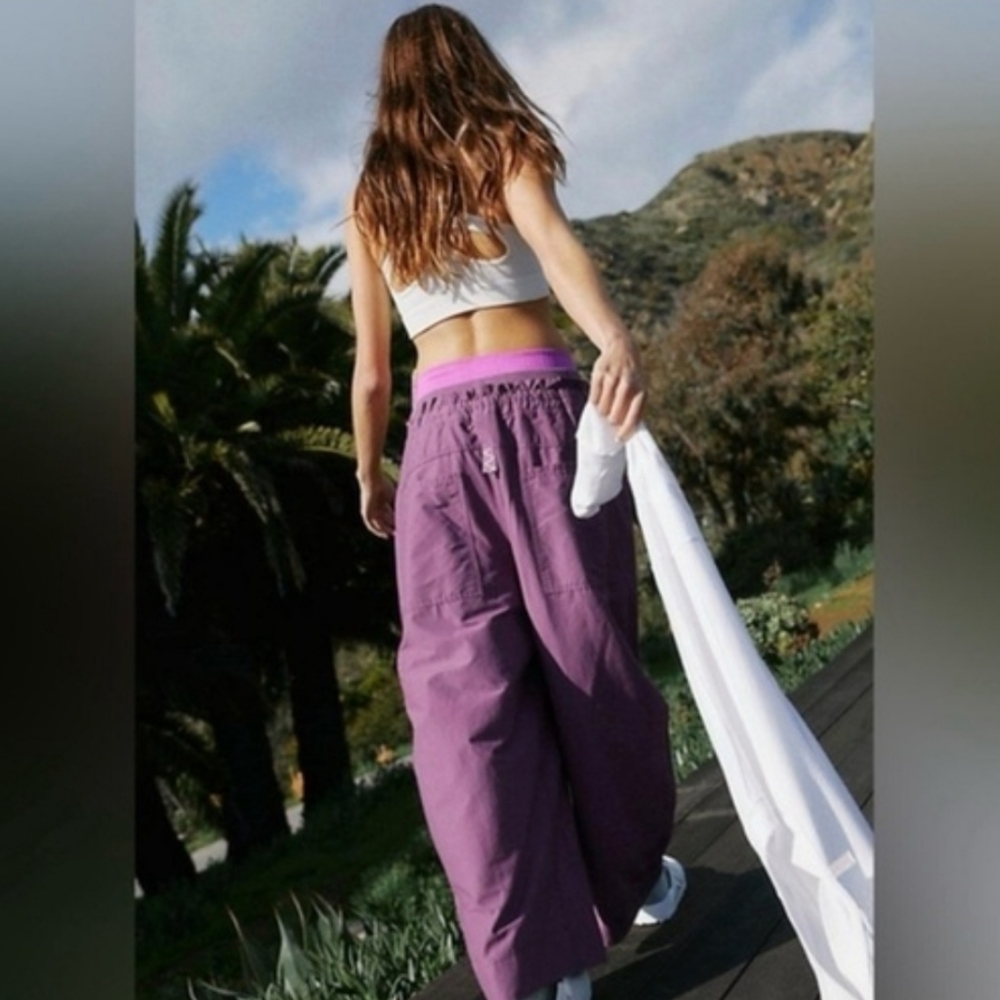 Free People Movement Fresh Start Pants NWT Purple Size XS